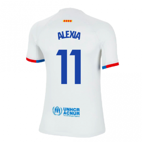 2023-2024 Barcelona Away Shirt (Kids) (Alexia 11)