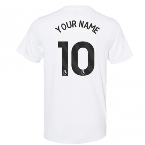 2023-2024 Man Utd Training Tee (White) (Your Name)