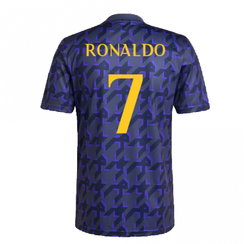 2023-2024 Real Madrid Pre-Match Shirt (Shadow Navy) (Ronaldo 7)