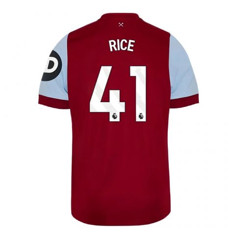 2023-2024 West Ham Home Shirt (Kids) (RICE 41)