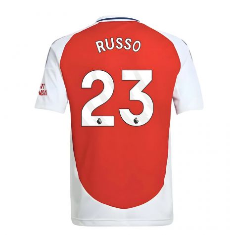 2024-2025 Arsenal Home Shirt (Kids) (Russo 23)