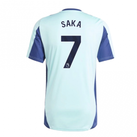 2024-2025 Arsenal Training Jersey (Clear Aqua) (Saka 7)