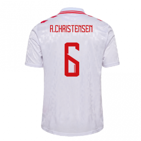 2024-2025 Denmark Away Shirt (A.Christensen 6)