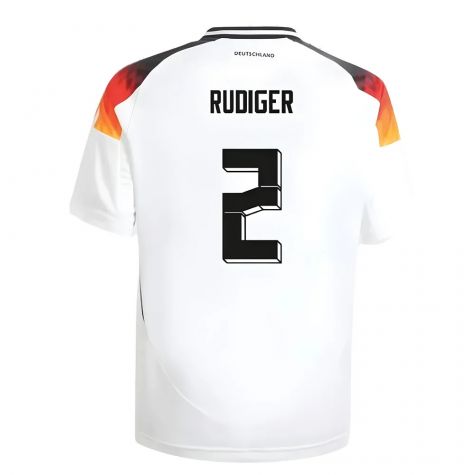 2024-2025 Germany Home Shirt (Kids) (Rudiger 2)
