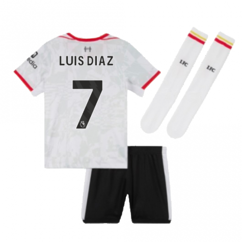 2024-2025 Liverpool Third Mini Kit (Luis Diaz 7)