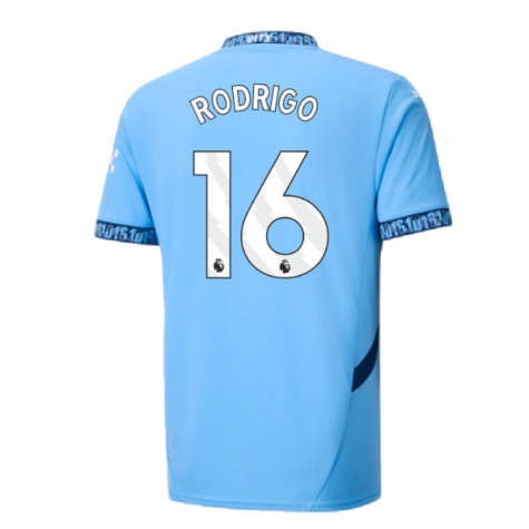 2024-2025 Man City Home Shirt (Rodrigo 16)