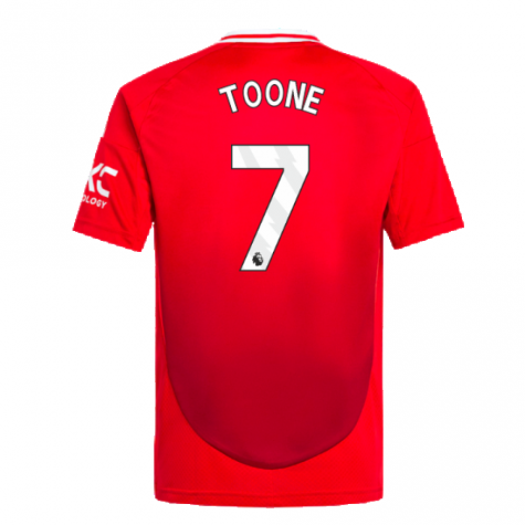2024-2025 Man Utd Home Shirt (Kids) (Toone 7)