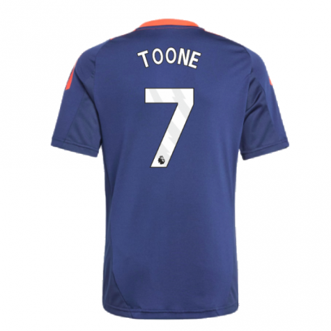 2024-2025 Man Utd Training Jersey (Night Indigo) - Kids (Toone 7)