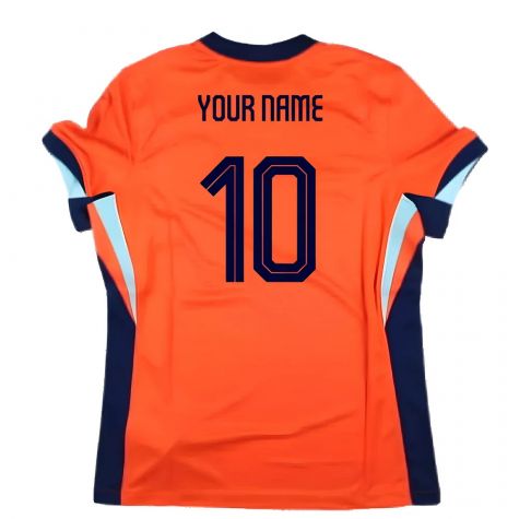 2024-2025 Netherlands Home Shirt (Womens) (Your Name)