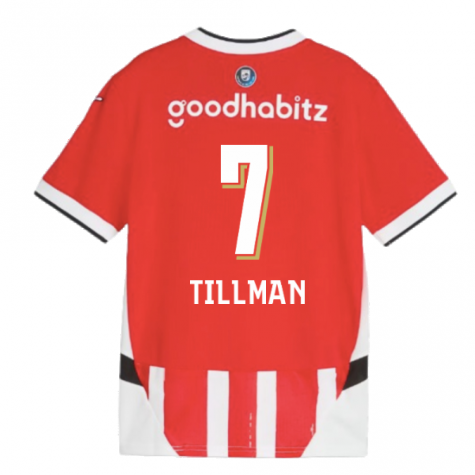 2024-2025 PSV Eindhoven Home Shirt (Kids) (Tillman 7)