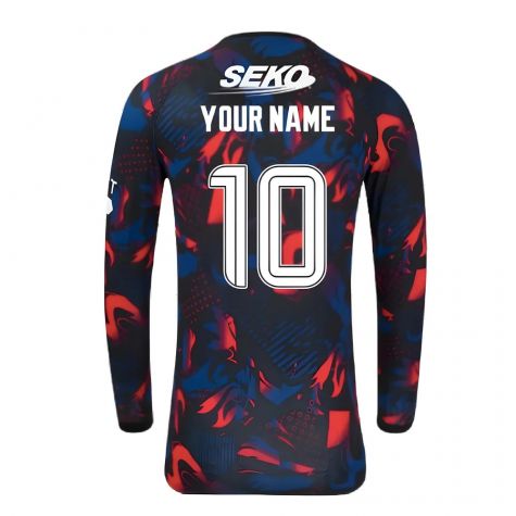 2024-2025 Rangers Long Sleeve Third Shirt (Your Name)