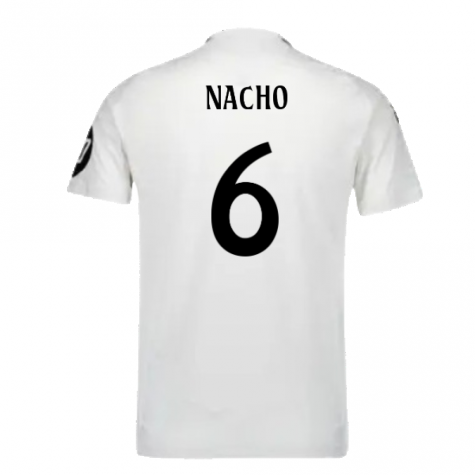 2024-2025 Real Madrid Authentic Home Shirt (Nacho 6)