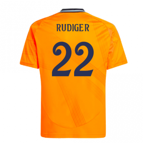 2024-2025 Real Madrid Away Shirt (Kids) (Rudiger 22)