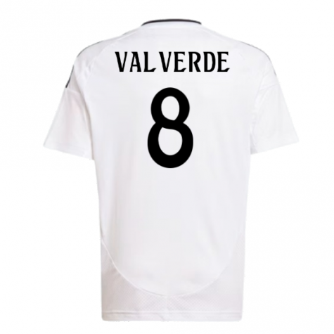 2024-2025 Real Madrid Home Shirt (Kids) (Valverde 8)