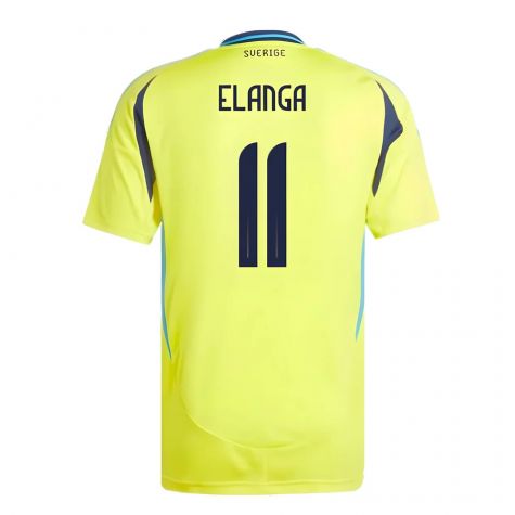 2024-2025 Sweden Home Shirt (ELANGA 11)