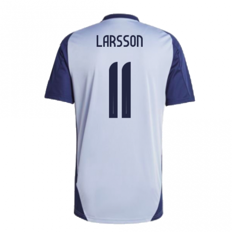 2024-2025 Sweden Training Jersey (Blue) (LARSSON 11)