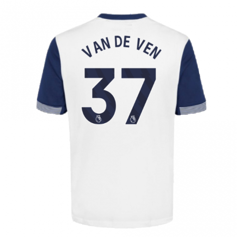 2024-2025 Tottenham Hotspur Home Shirt (Van De Ven 37)