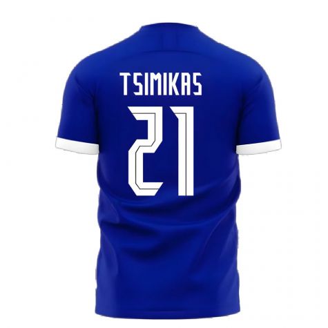 Greece 2025-2026 Away Concept Football Kit (Libero) (TSIMIKAS 21)
