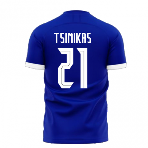 Greece 2023-2024 Away Concept Football Kit (Libero) (TSIMIKAS 21)