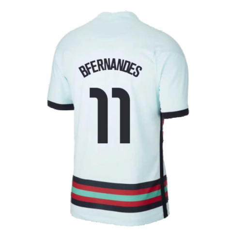 2020-2021 Portugal Away Nike Football Shirt (B Fernandes 11)