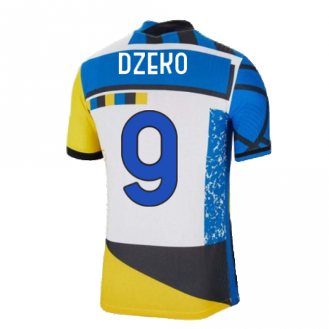 2021-2022 Inter Milan Vapor 4th Shirt (DZEKO 9)