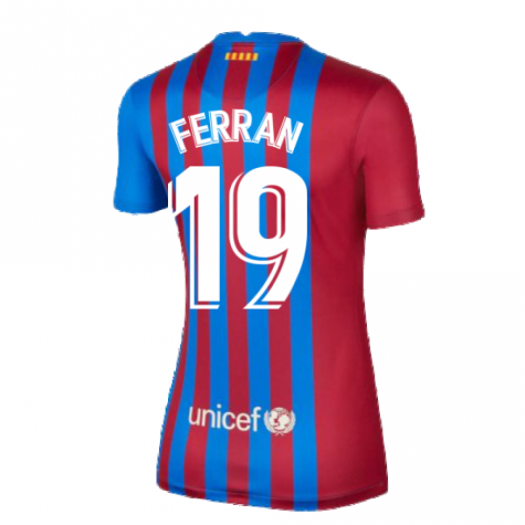 2021-2022 Barcelona Womens Home Shirt (FERRAN 19)