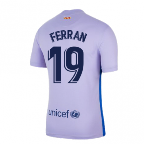 2021-2022 Barcelona Away Shirt (FERRAN 19)