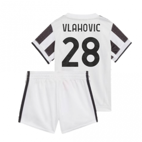 2021-2022 Juventus Home Baby Kit (VLAHOVIC 7)