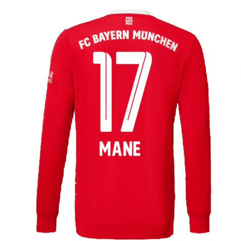 2022-2023 Bayern Munich Long Sleeve Home Shirt (BECKENBAUER 5)