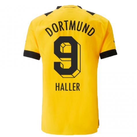 2022-2023 Borussia Dortmund Authentic Home Shirt (BELLINGHAM 22)