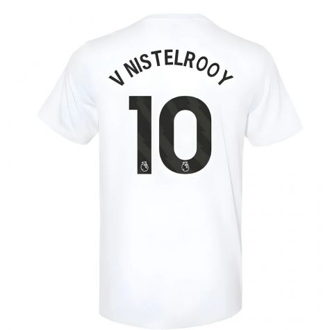 2023-2024 Man Utd Training Tee (White) (V Nistelrooy 10)