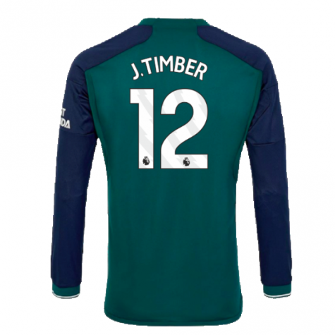 2023-2024 Arsenal Long Sleeve Third Shirt (J Timber 12)