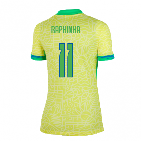 2024-2025 Brazil Home Shirt (Womens) (Raphina 11)