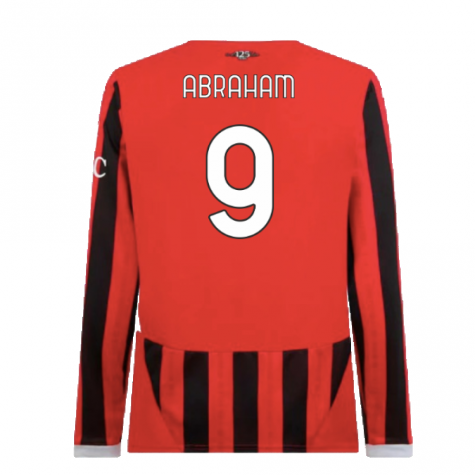 2024-2025 AC Milan Home Long Sleeve Shirt (Baresi 6)