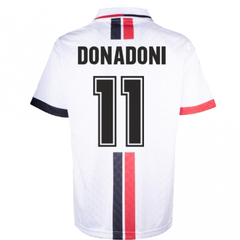 AC Milan 1996 Away Retro Shirt (Donadoni 11)