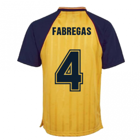 Arsenal 1988-89 Away Retro Shirt (FABREGAS 4)