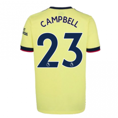 Arsenal 2021-2022 Away Shirt (CAMPBELL 23)