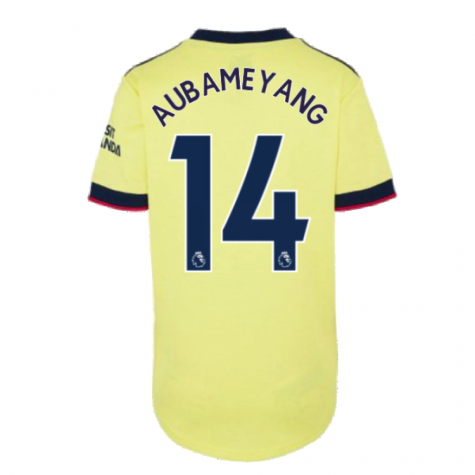 Arsenal 2021-2022 Away Shirt (Ladies) (AUBAMEYANG 14)