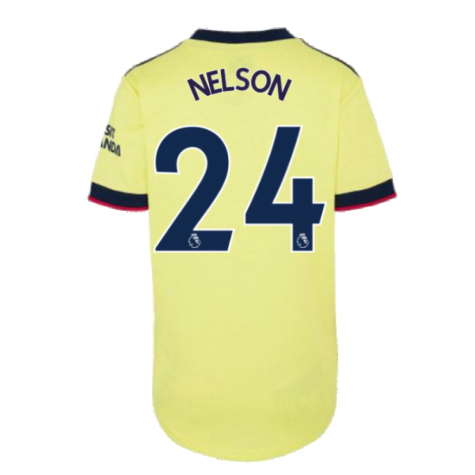 Arsenal 2021-2022 Away Shirt (Ladies) (NELSON 24)