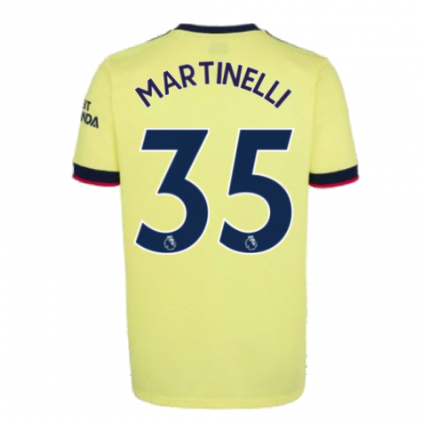 Arsenal 2021-2022 Away Shirt (MARTINELLI 35)