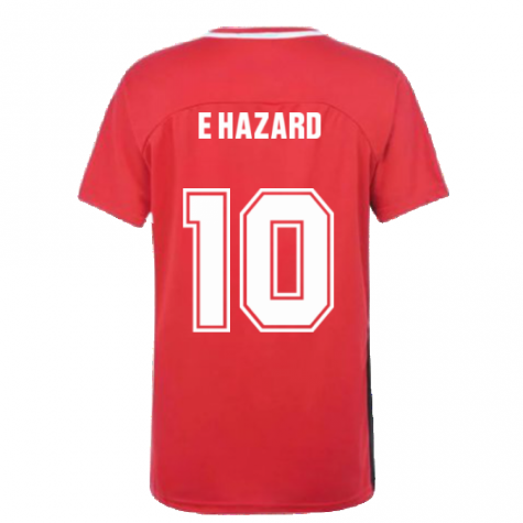 Belgium 2021 Polyester T-Shirt (Red) (E HAZARD 10)