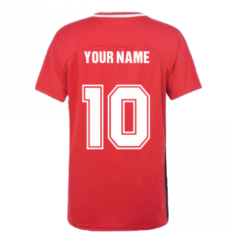 Belgium 2021 Polyester T-Shirt (Red) (Your Name)