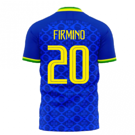 Brazil 2021-2022 Away Concept Football Kit (Fans Culture) (FIRMINO 20)