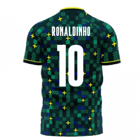 Brazil 2025-2026 Third Concept Football Kit (Libero) (RONALDINHO 10)