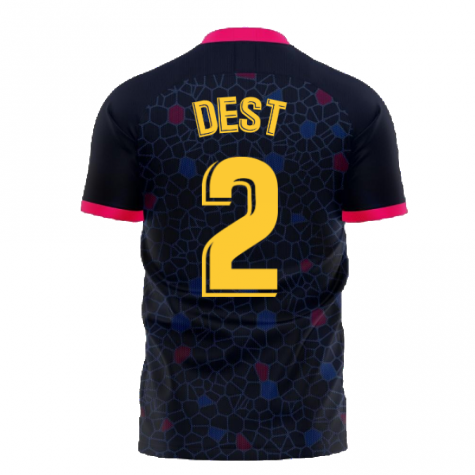 Barcelona 2020-2021 Away Concept Football Kit (Libero) (DEST 2)