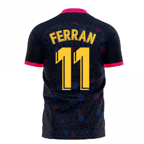 Catalonia 2025-2026 Away Concept Football Kit (Libero) (FERRAN 11)