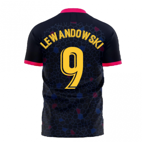 Barcelona 2020-2021 Away Concept Football Kit (Libero) (LEWANDOWSKI 9)