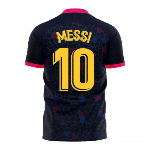 Barcelona 2020-2021 Away Concept Football Kit (Libero) (MESSI 10)