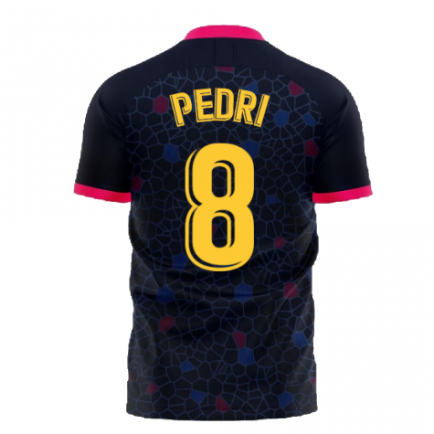 Catalonia 2025-2026 Away Concept Football Kit (Libero) (PEDRI 8)