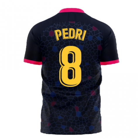 Barcelona 2020-2021 Away Concept Football Kit (Libero) (PEDRI 8)